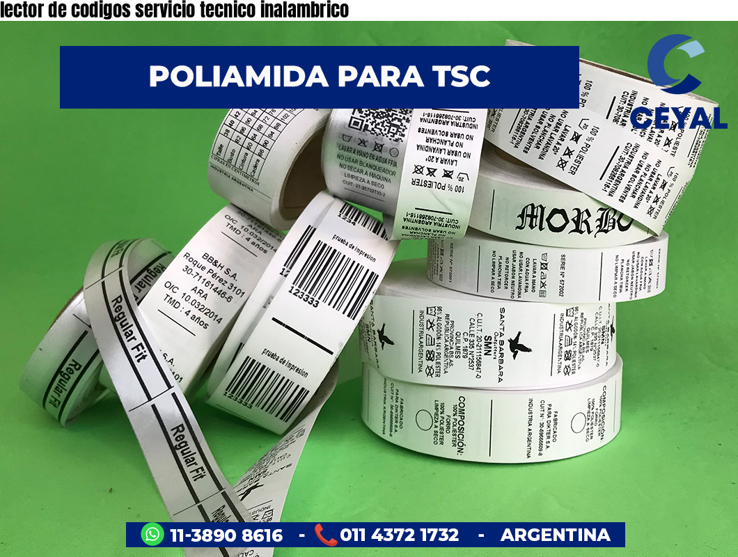 lector de codigos servicio tecnico inalambrico