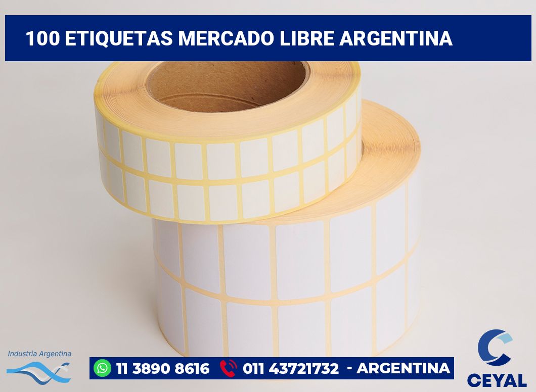 100 Etiquetas mercado libre argentina