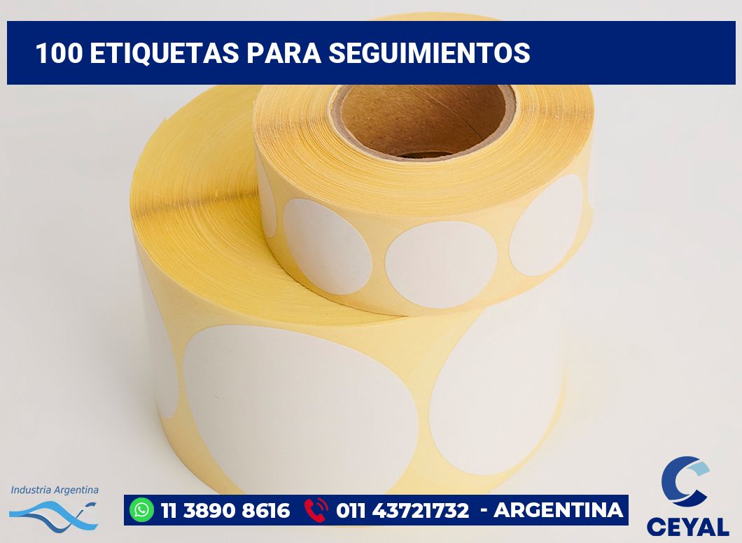 100 Etiquetas para seguimientos