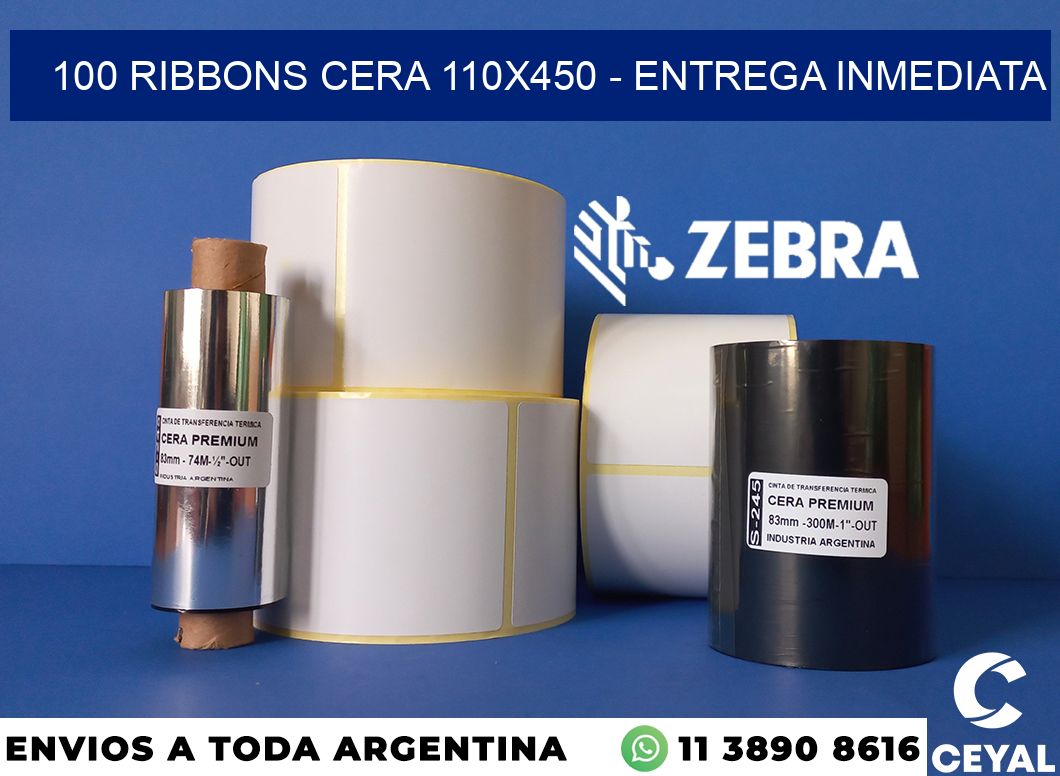 100 Ribbons cera 110x450 - Entrega inmediata