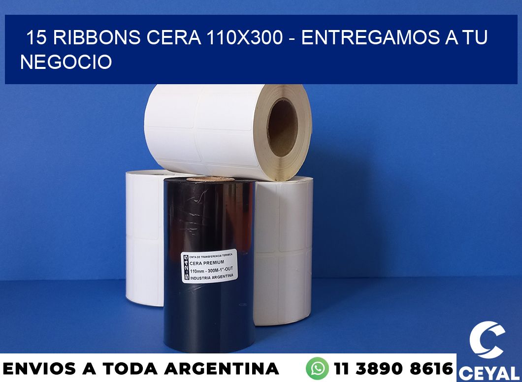 15 Ribbons cera 110×300 – entregamos a tu negocio