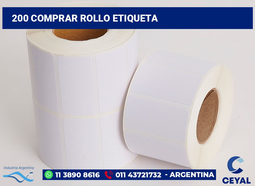 200 Comprar rollo etiqueta