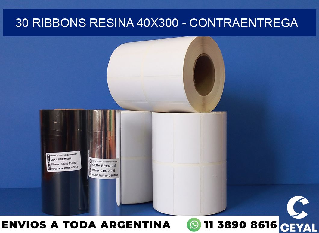 30 Ribbons resina 40×300 – contraentrega