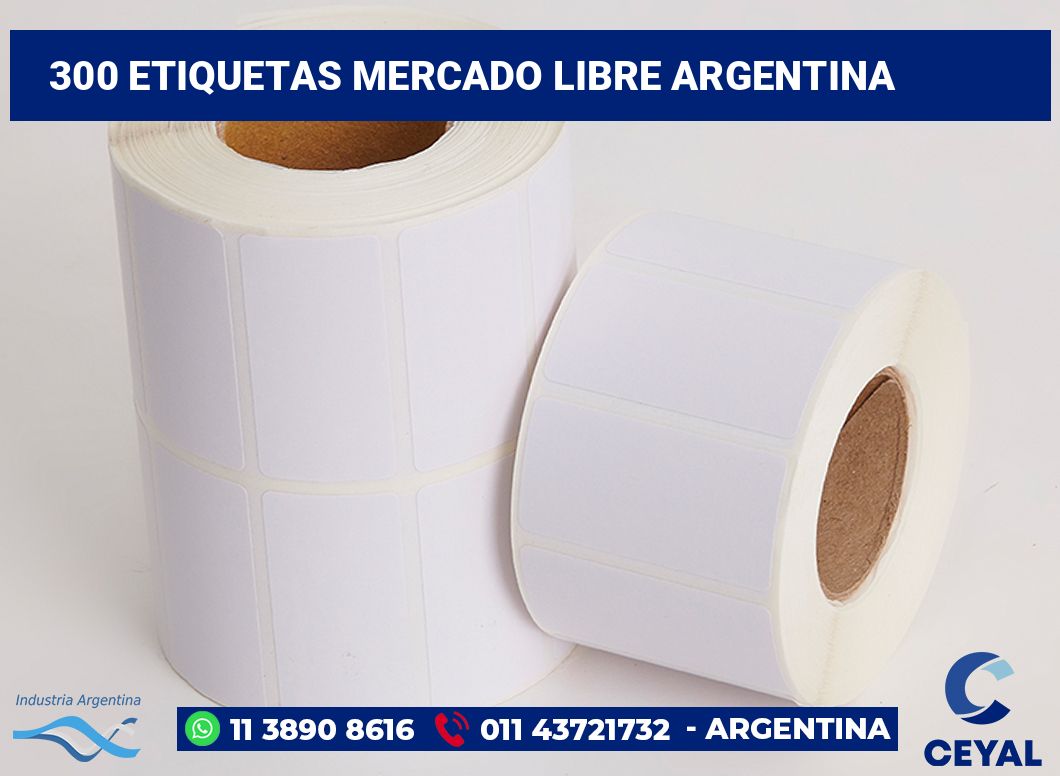 300 Etiquetas mercado libre argentina