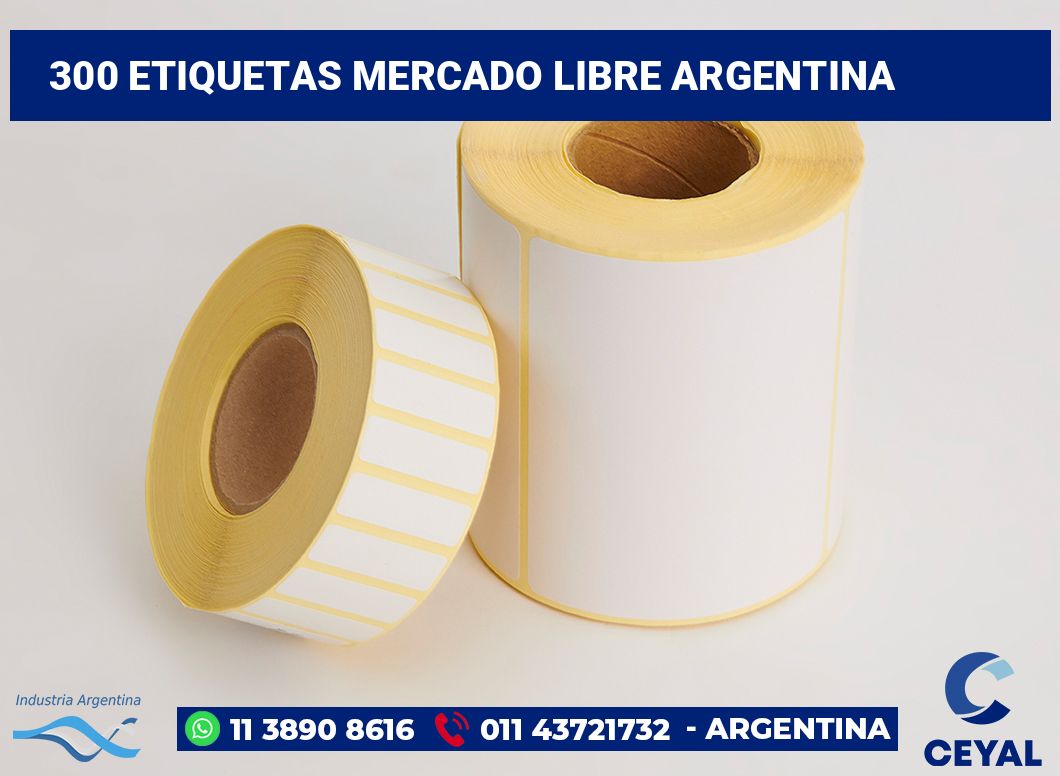300 Etiquetas mercado libre argentina