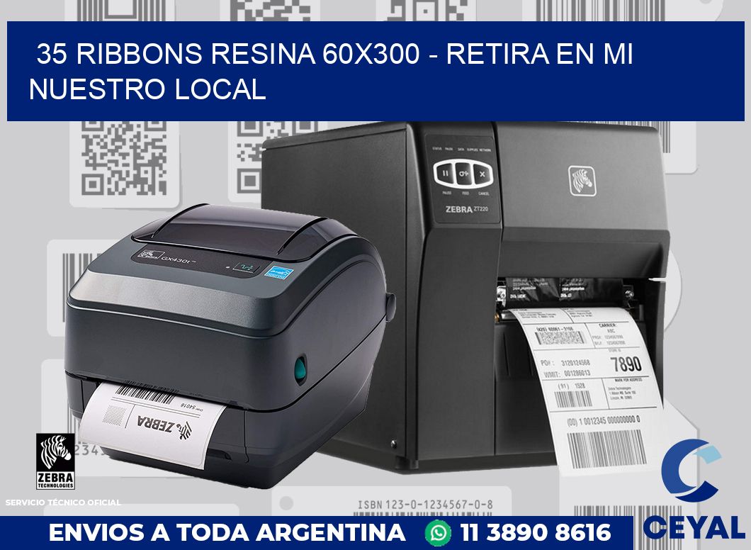 35 Ribbons resina 60x300 - retira en mi nuestro local
