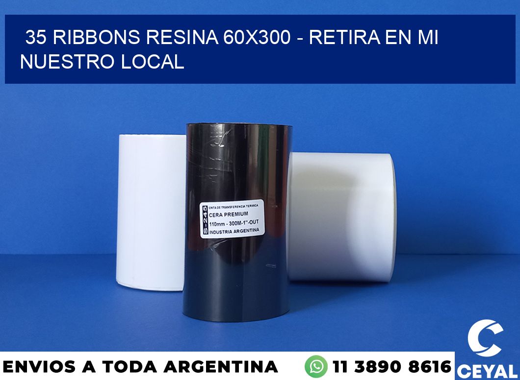35 Ribbons resina 60×300 – retira en mi nuestro local