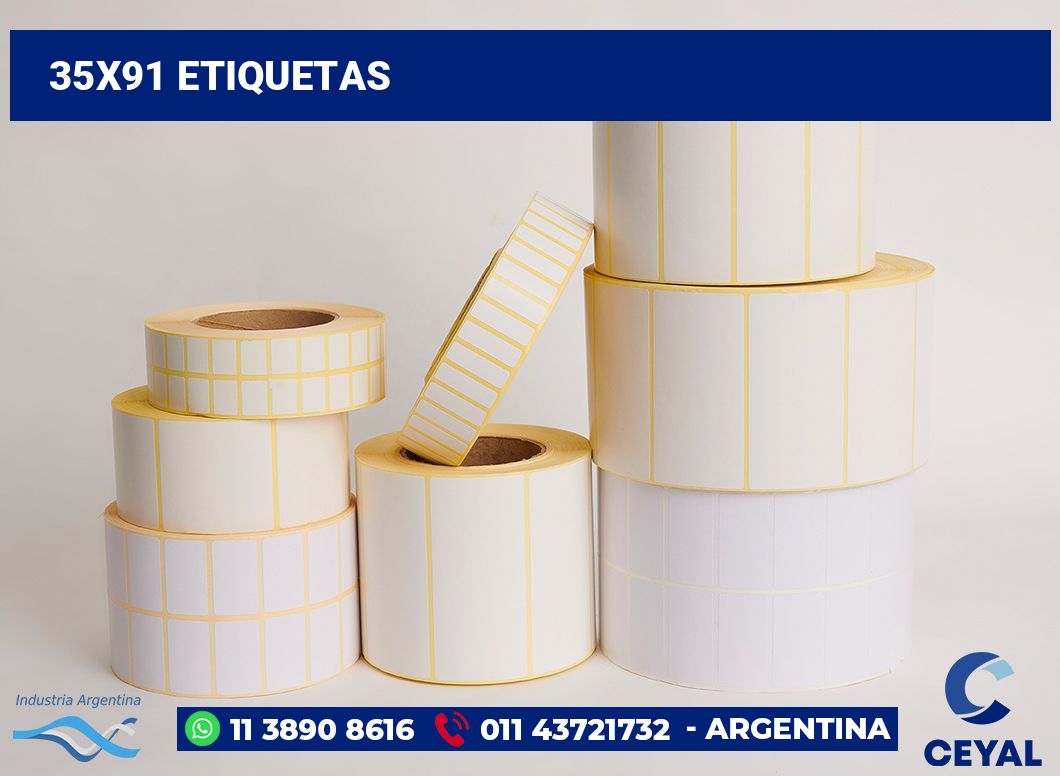 35x91 Etiquetas