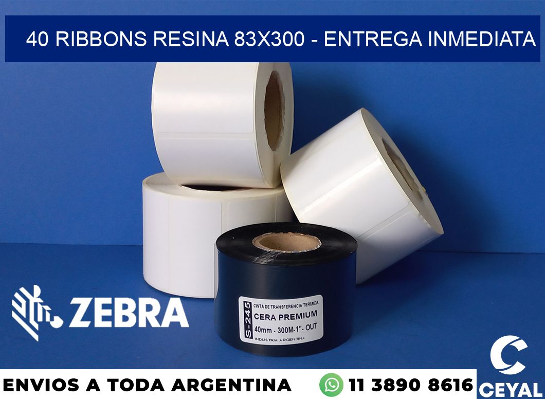 40 Ribbons resina 83x300 - Entrega inmediata
