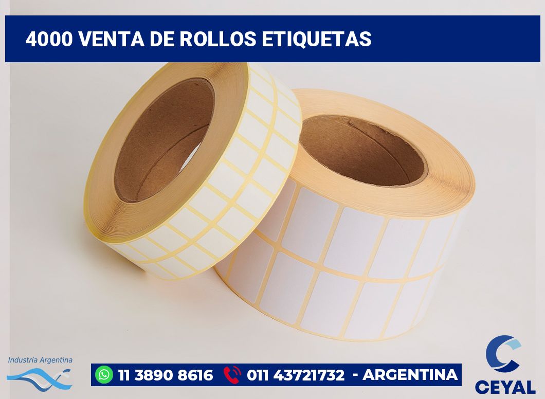 4000 Venta de rollos etiquetas