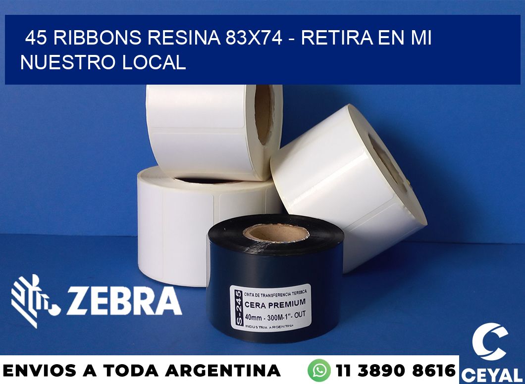 45 Ribbons resina 83x74 - retira en mi nuestro local