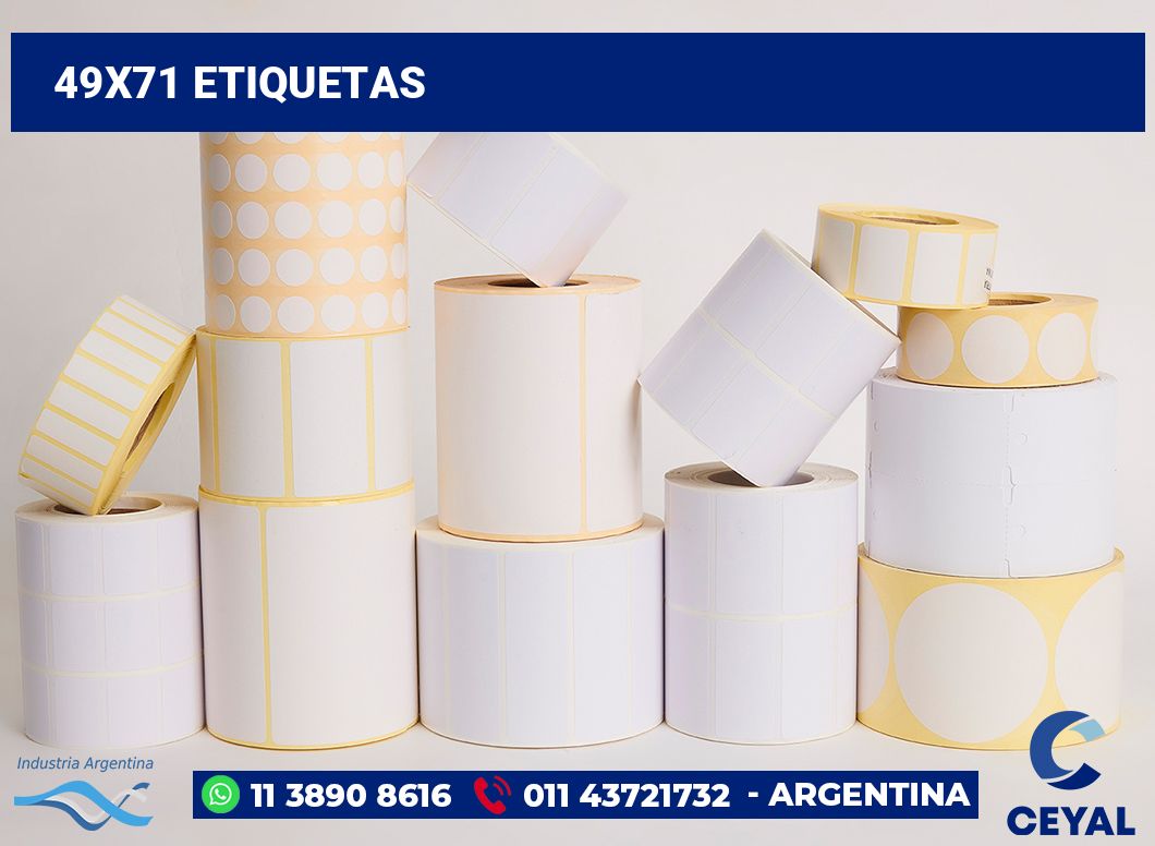 49x71 Etiquetas