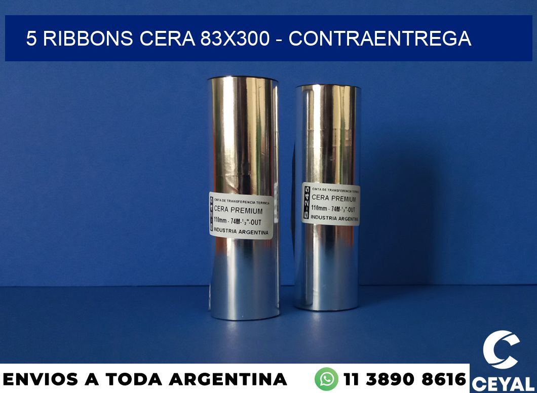 5 Ribbons cera 83×300 – contraentrega