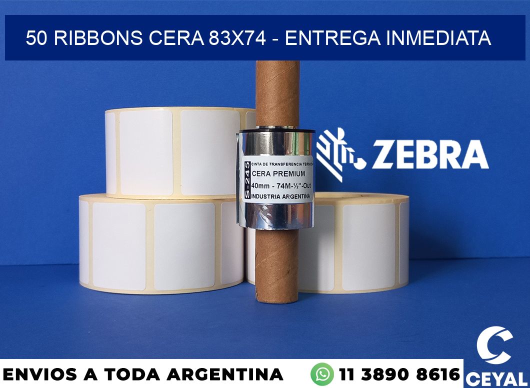 50 Ribbons cera 83x74 - Entrega inmediata