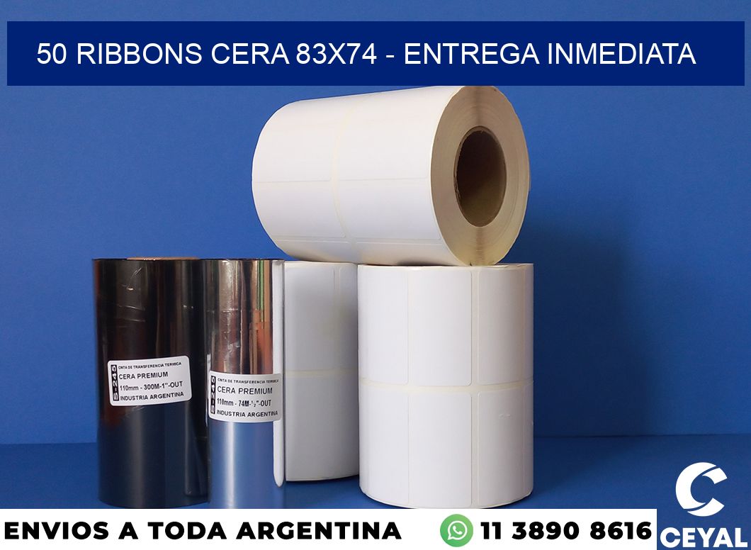 50 Ribbons cera 83×74 – Entrega inmediata