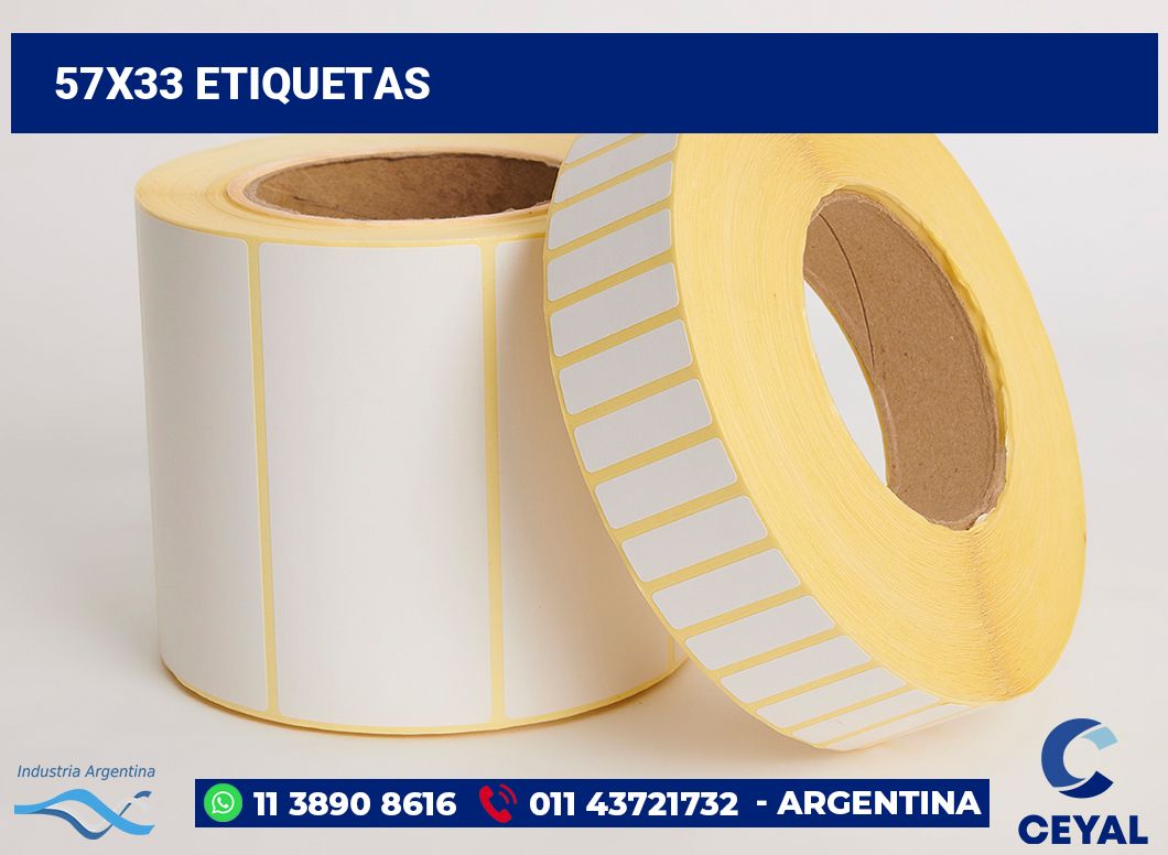 57x33 Etiquetas