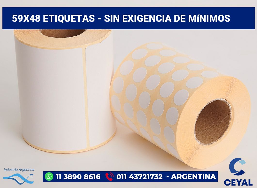 59x48 Etiquetas