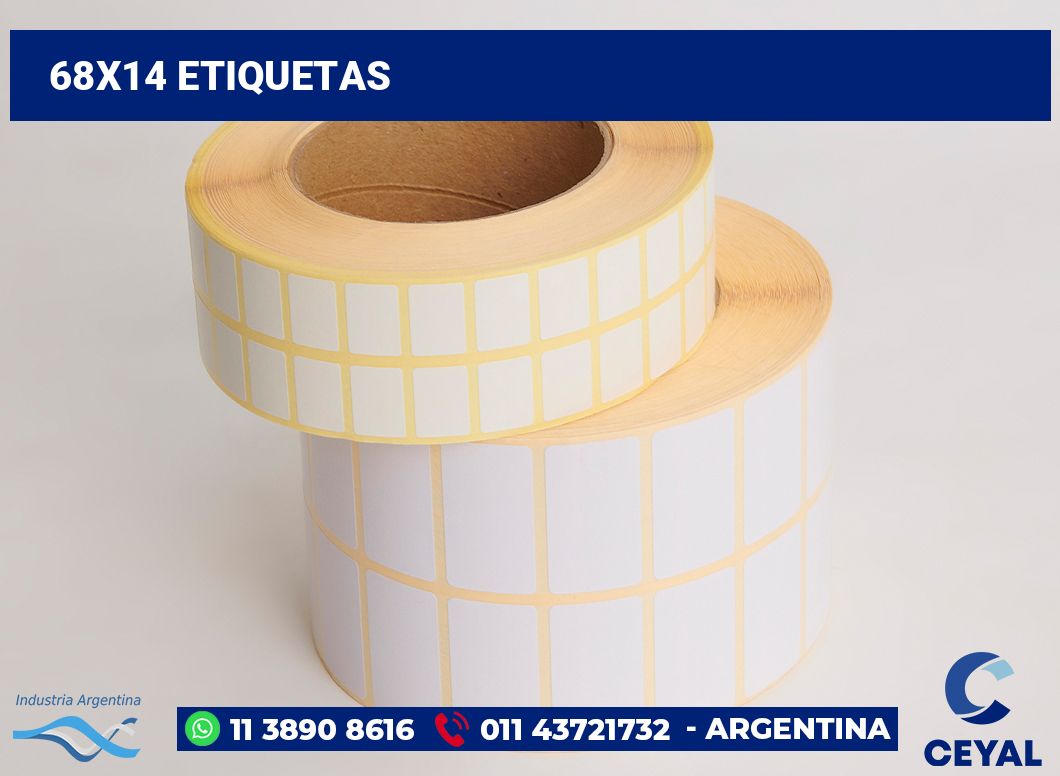 68x14 Etiquetas