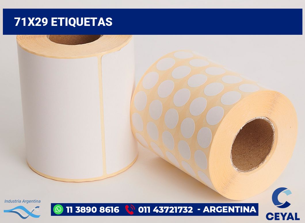 71x29 Etiquetas