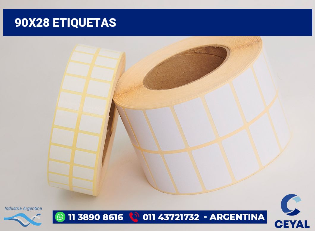 90x28 Etiquetas