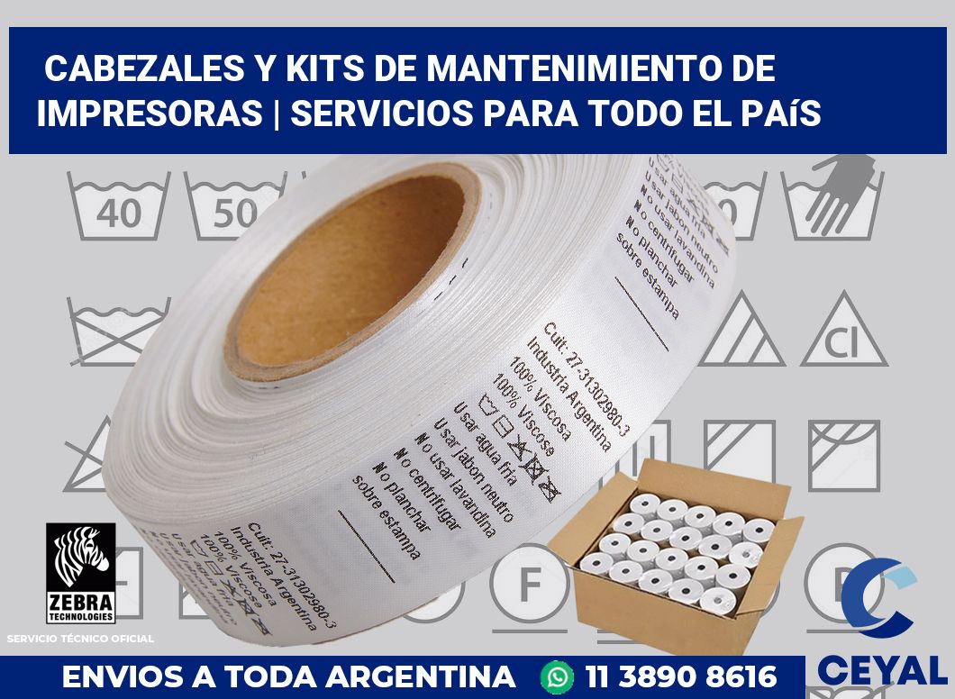 Cabezales y kits de mantenimiento de impresoras | Servicios para todo el país