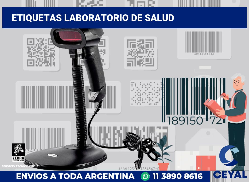 Etiquetas Laboratorio de salud
