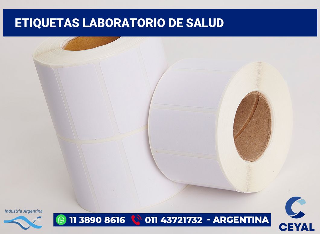 Etiquetas Laboratorio de salud