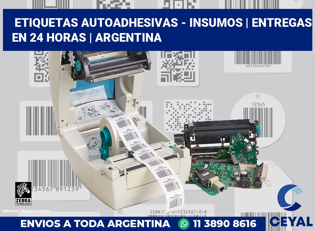 Etiquetas autoadhesivas - insumos | Entregas en 24 horas | Argentina