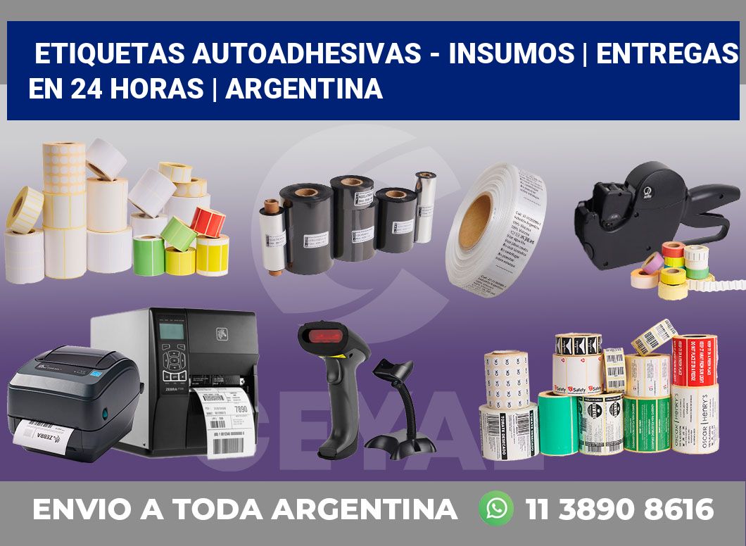 Etiquetas autoadhesivas – insumos | Entregas en 24 horas | Argentina