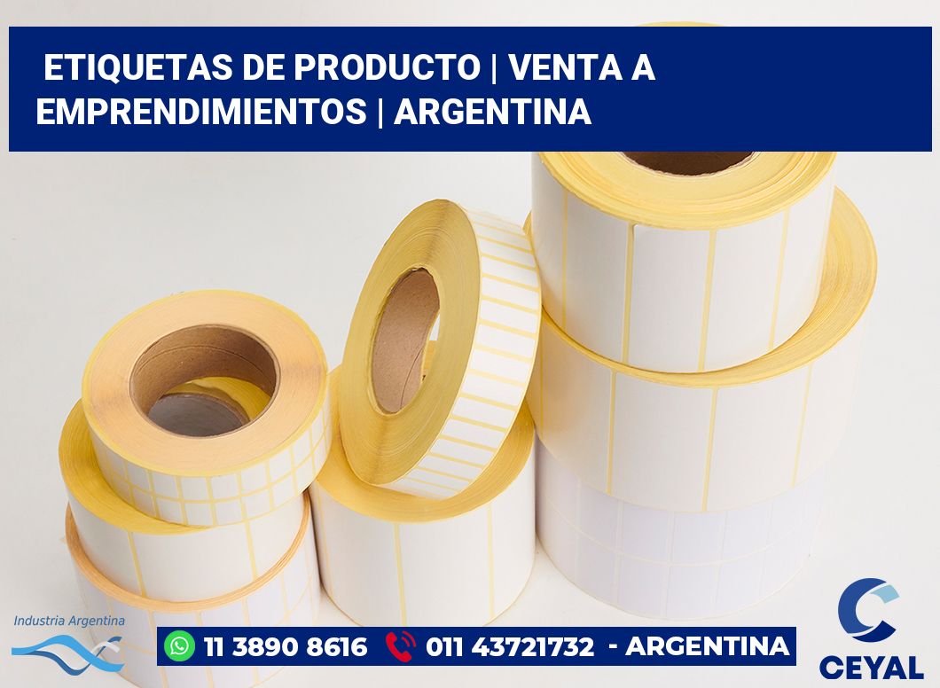 Etiquetas de producto | Venta a emprendimientos | Argentina