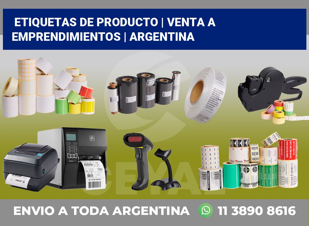 Etiquetas de producto | Venta a emprendimientos | Argentina