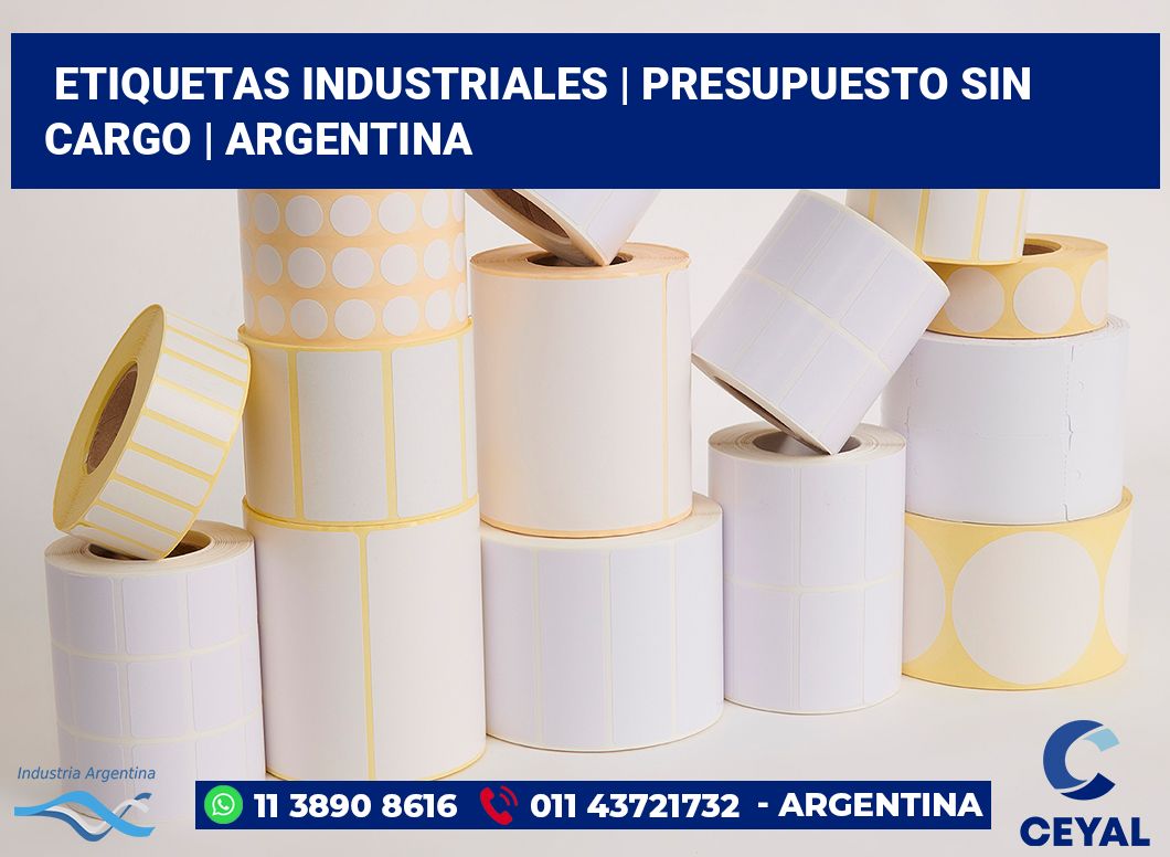 Etiquetas industriales | Presupuesto sin cargo | Argentina