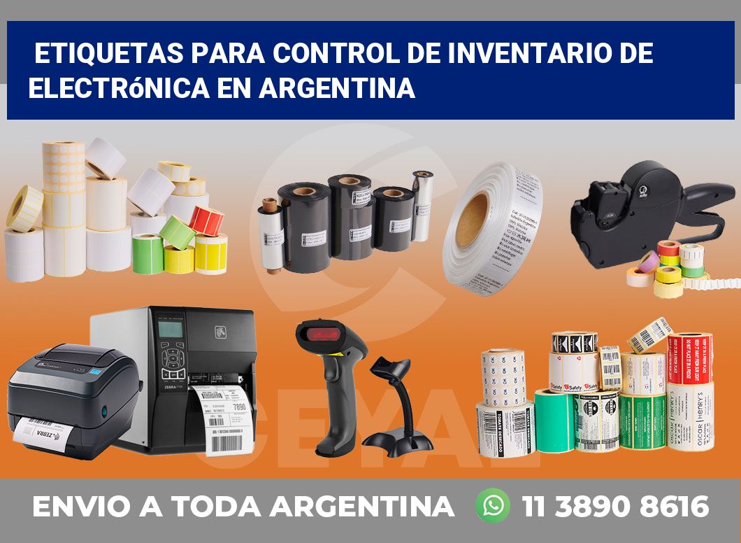 Etiquetas para Control de Inventario de Electrónica en Argentina