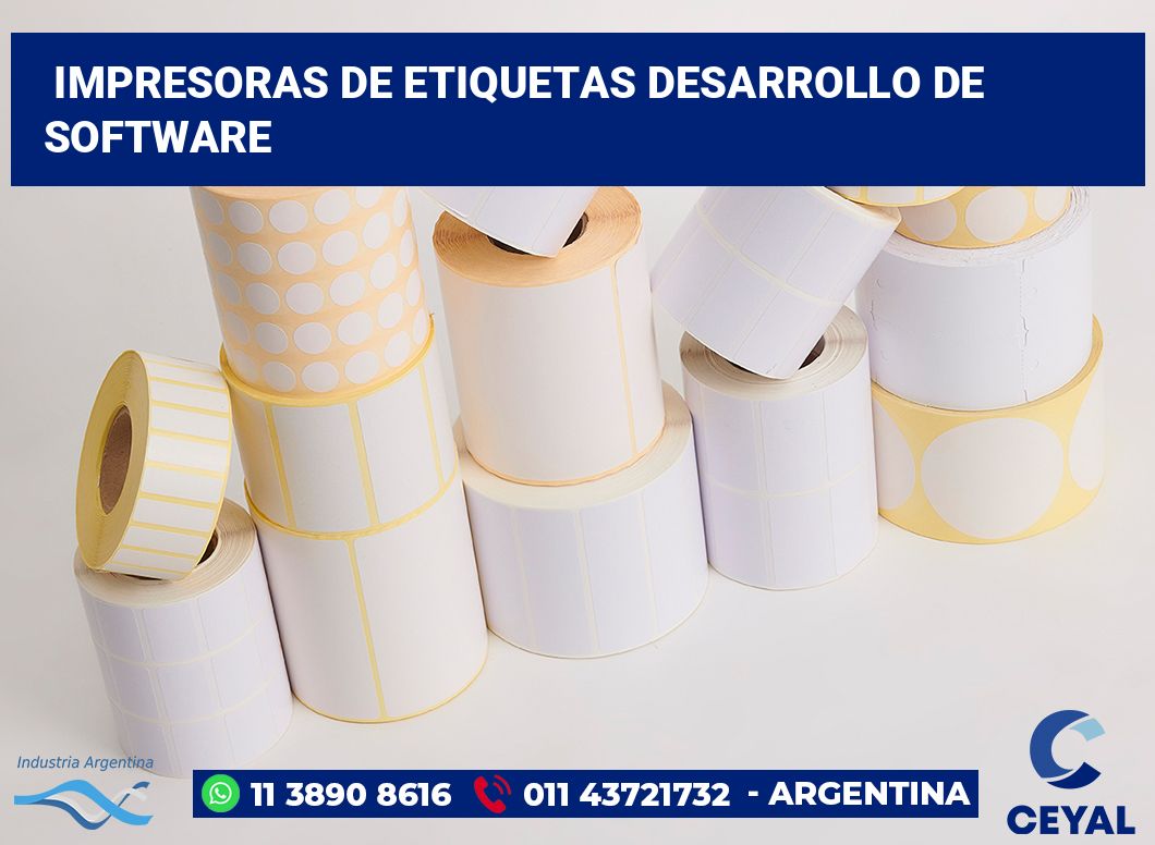 Impresoras de etiquetas Desarrollo de software