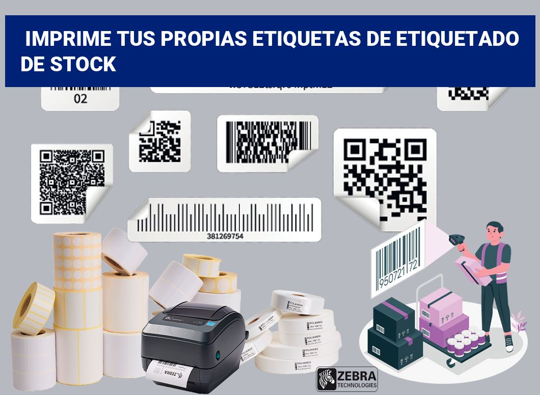 Imprime tus Propias Etiquetas de Etiquetado de Stock