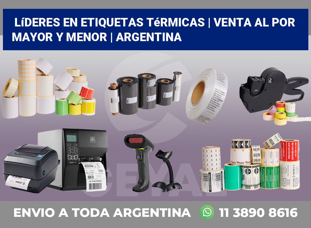 Líderes en etiquetas térmicas | Venta al por mayor y menor | Argentina