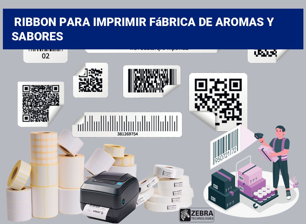 Ribbon para imprimir Fábrica de aromas y sabores