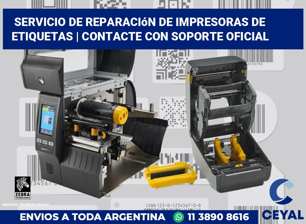 Servicio de reparación de impresoras de etiquetas | Contacte con soporte oficial