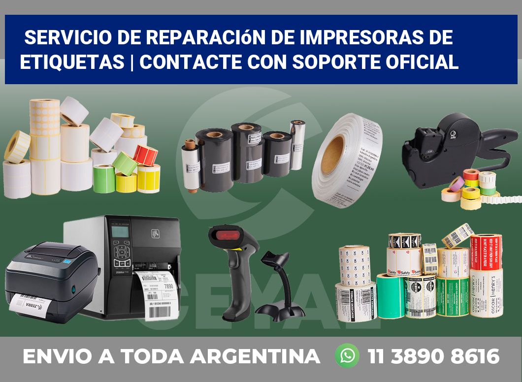 Servicio de reparación de impresoras de etiquetas | Contacte con soporte oficial