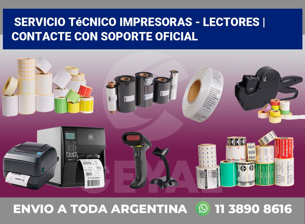 Servicio técnico impresoras – lectores | Contacte con soporte oficial