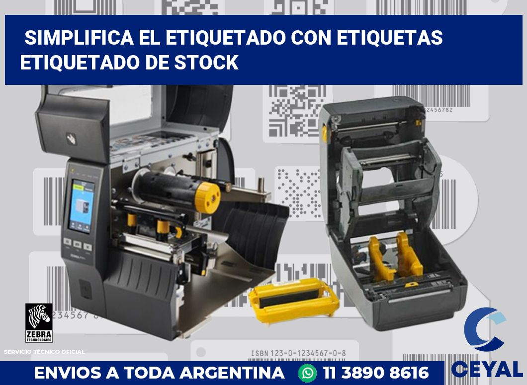 Simplifica el Etiquetado con Etiquetas Etiquetado de Stock