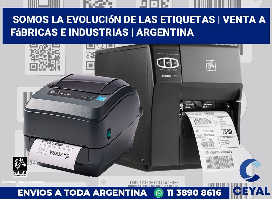 Somos la evolución de las etiquetas | Venta a fábricas e industrias | Argentina