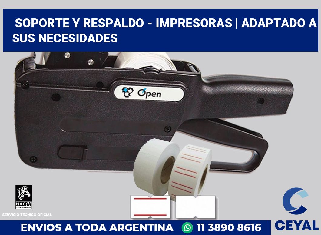 Soporte y respaldo - impresoras | Adaptado a sus necesidades