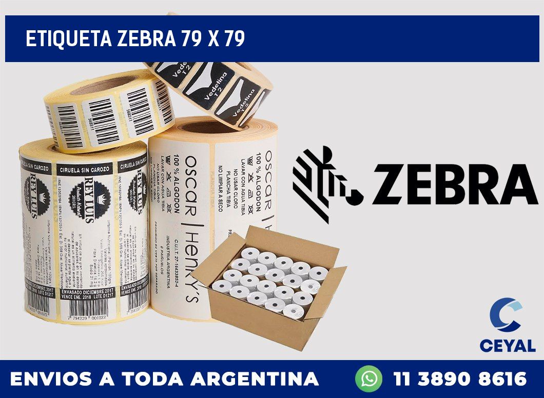 etiqueta zebra 79 x 79