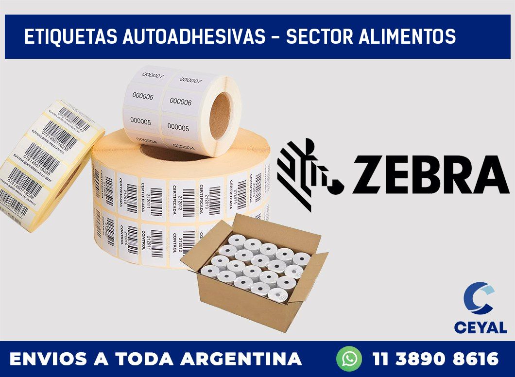 etiquetas autoadhesivas – sector alimentos