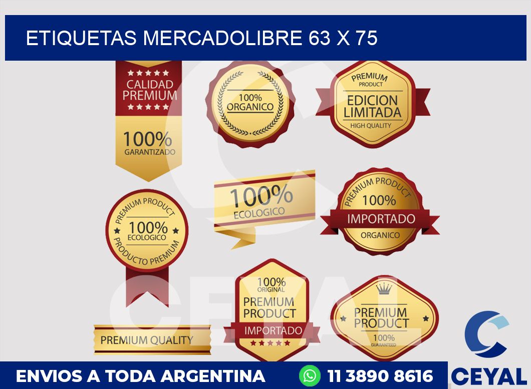 etiquetas mercadolibre 63 x 75