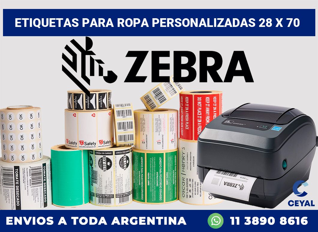 etiquetas para ropa personalizadas 28 x 70