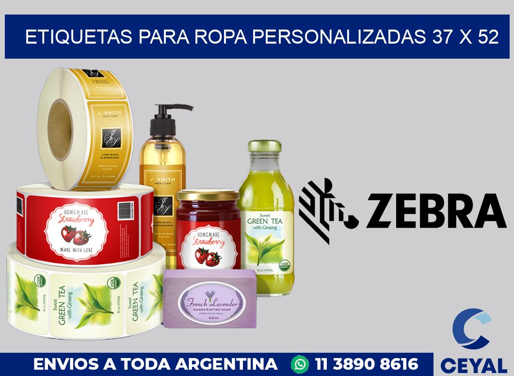 etiquetas para ropa personalizadas 37 x 52