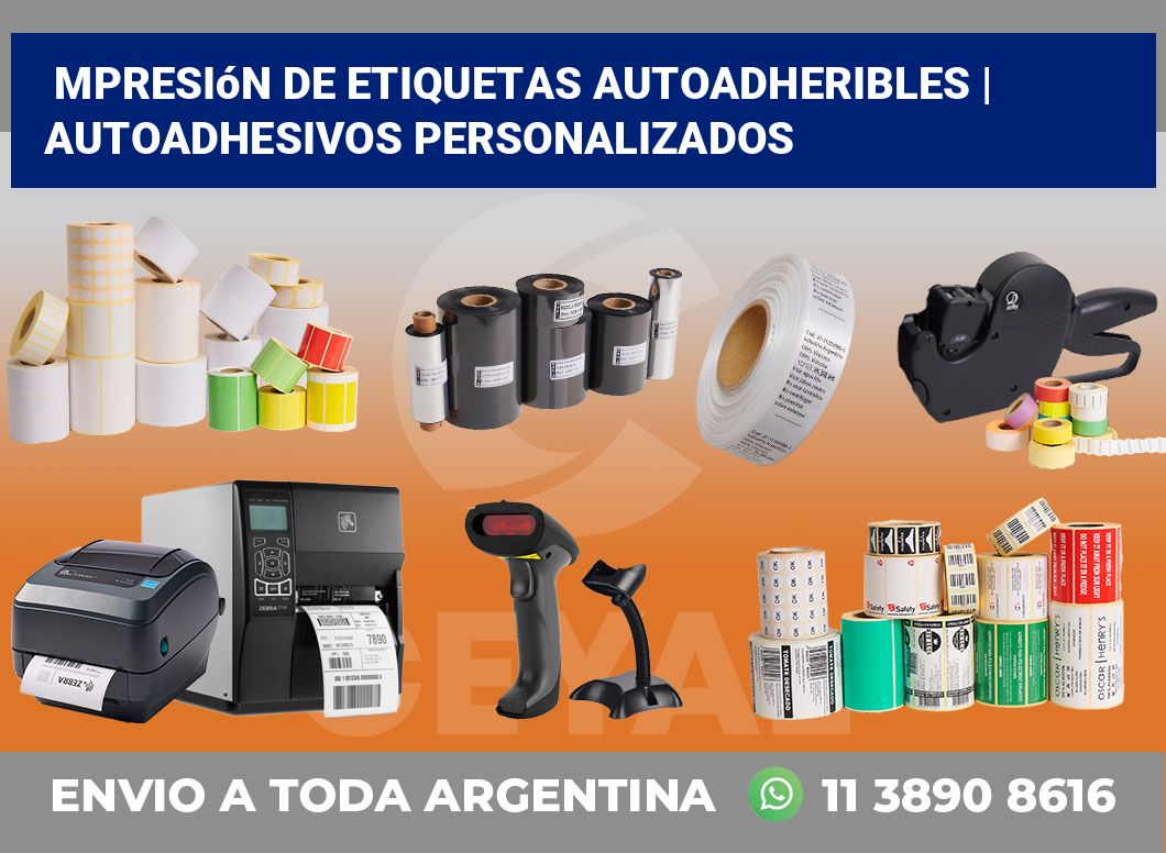 mpresión de etiquetas autoadheribles | Autoadhesivos personalizados