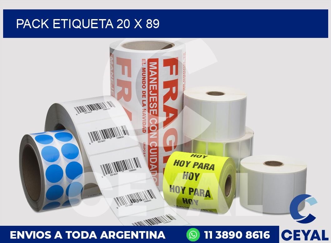 pack etiqueta 20 x 89
